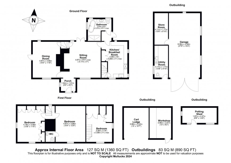 Floorplan for Parndon Wood Road, Harlow