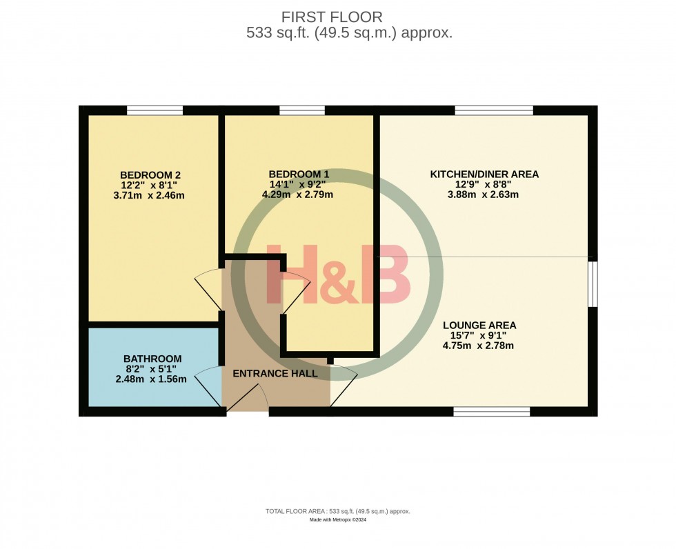 Floorplan for Milestone Road, Newhall