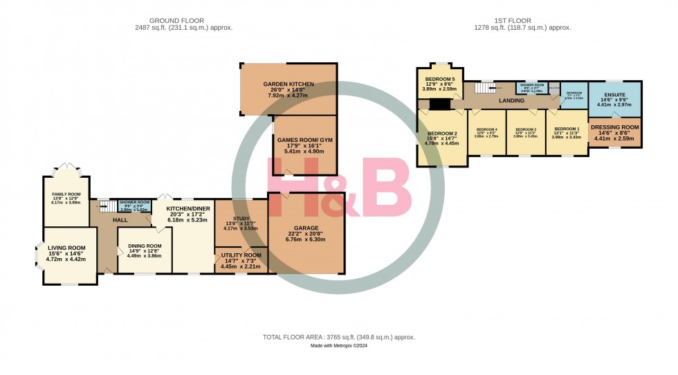 Floorplan for Rectory Lane, Harlow, Essex